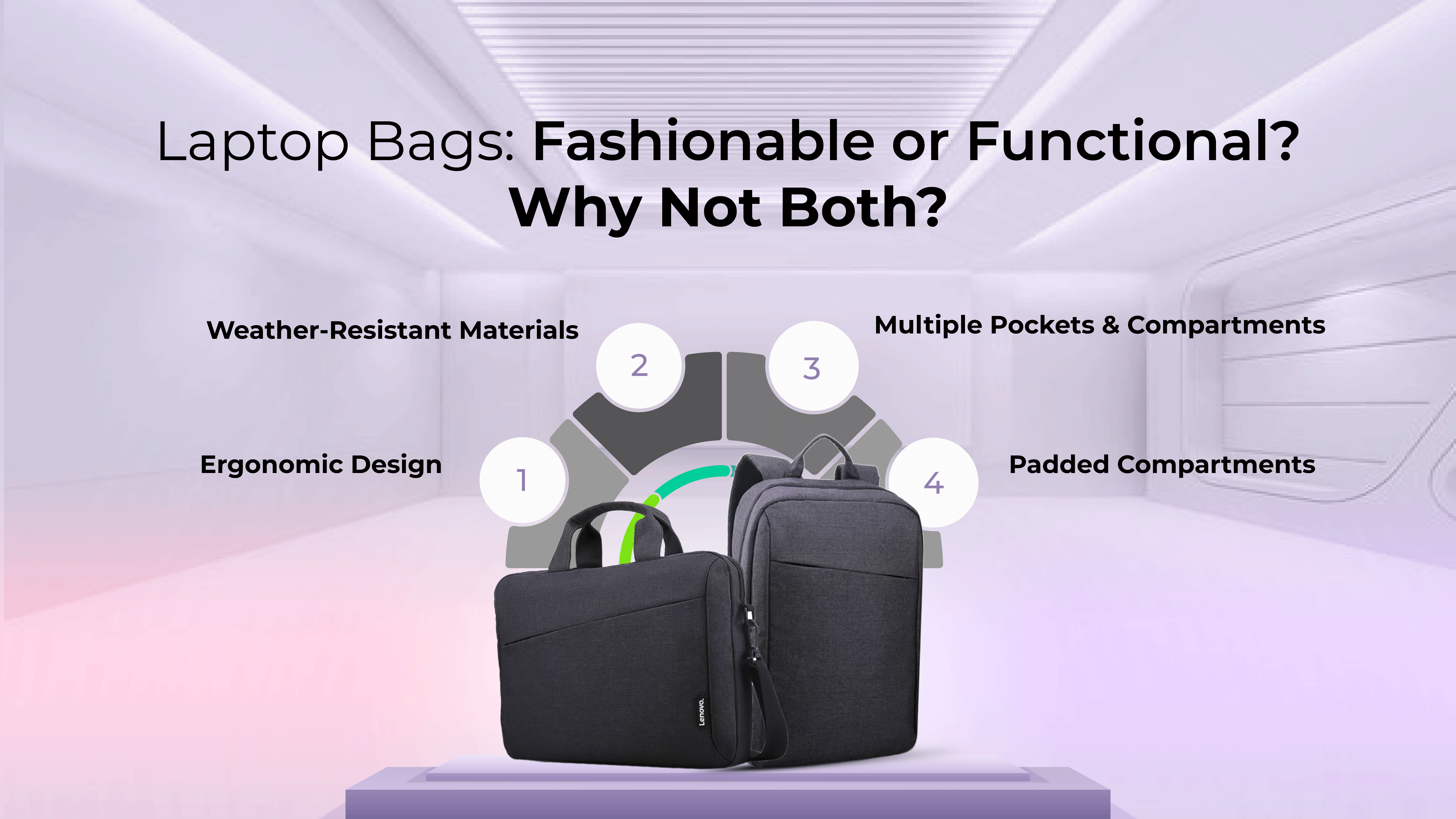 Laptop Bags: Fashionable or Functional? Why Not Both?