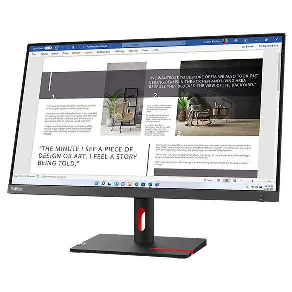 Lenovo ThinkVision S27i-30 27" FHD Monitor - 63DFKAT4UK