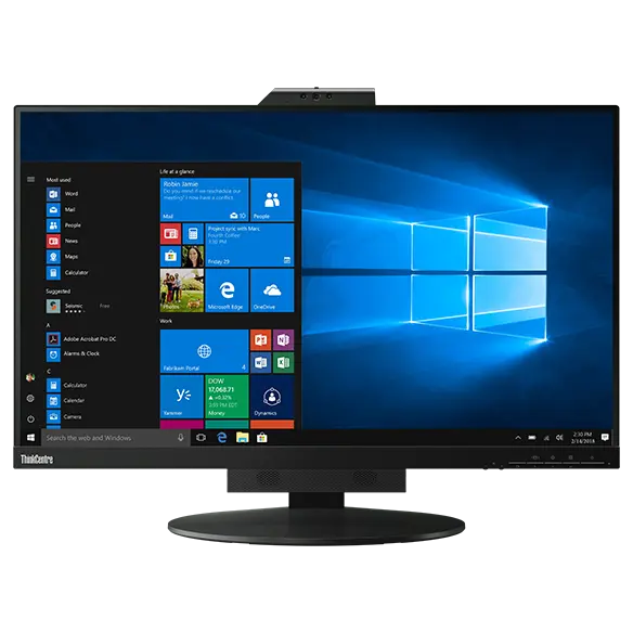 Lenovo ThinkCentre TIO27 27" QHD Monitor with integrated IR webcam - 11JHRAT1UK