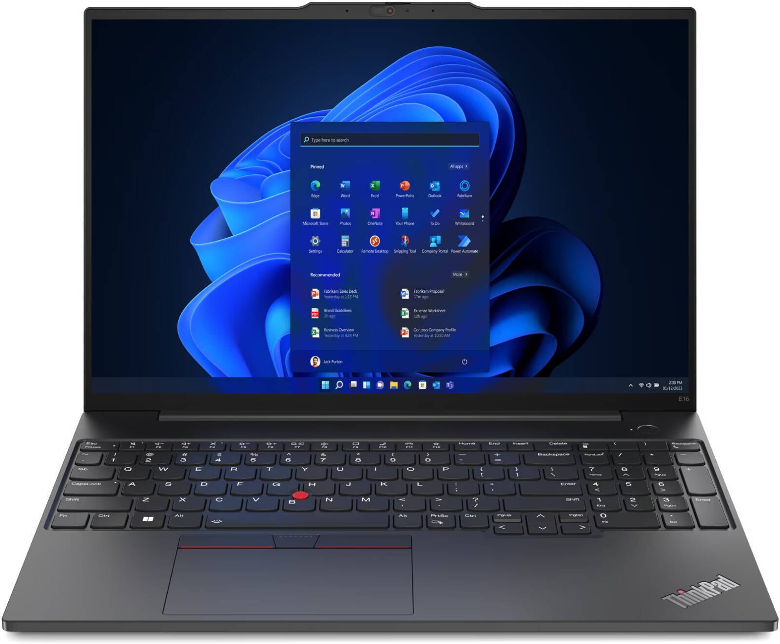 Lenovo ThinkPad E16 Gen 2 Business Laptop - 21MAS0BR00
