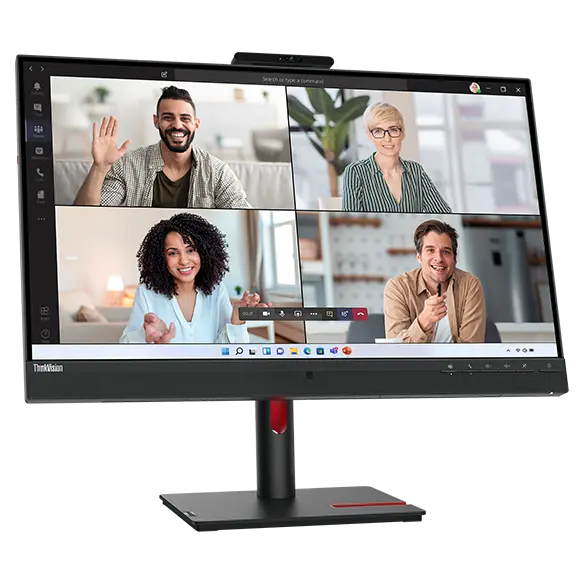 Lenovo ThinkVision T27hv-30 27" QHD USB-C Docking Monitor for Video Conferencing - 63D6UAT3UK