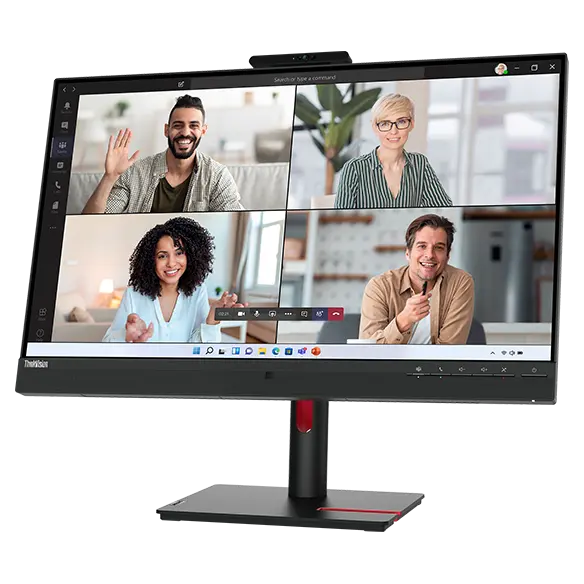 Lenovo ThinkVision T27hv-30 27" QHD USB-C Docking Monitor for Video Conferencing - 63D6UAT3UK