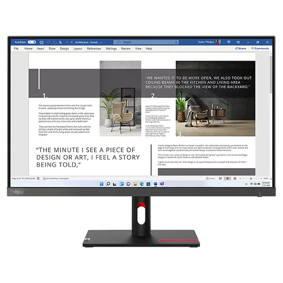 Lenovo ThinkVision S27i-30 27" FHD Monitor - 63DFKAT4UK