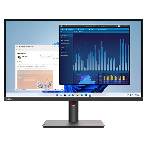 Lenovo ThinkVision T27p-30 27" UHD-Monitor (USB-C) - 63A9GAT1UK
